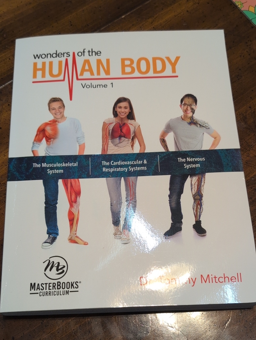 Wonders of the Human Body Volume 1 - Educational Book - White/Orange Cover